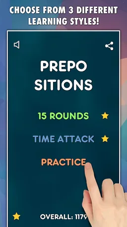 Prepositions Grammar Test screenshot 3