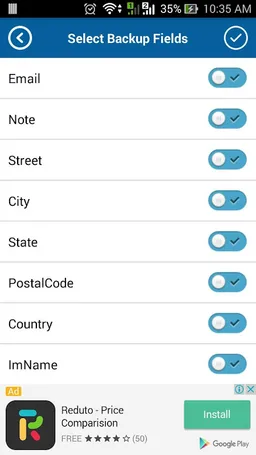 Contact Backup screenshot 5