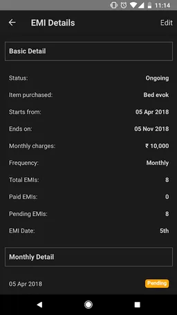 EMI Tracker screenshot 3