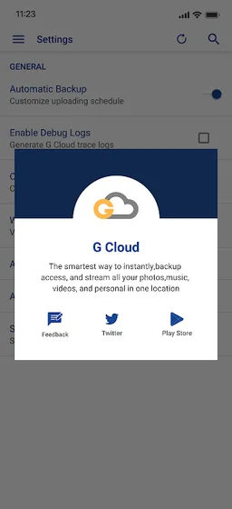 G Cloud Backup screenshot 6