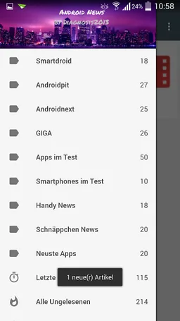 News für Android screenshot 1