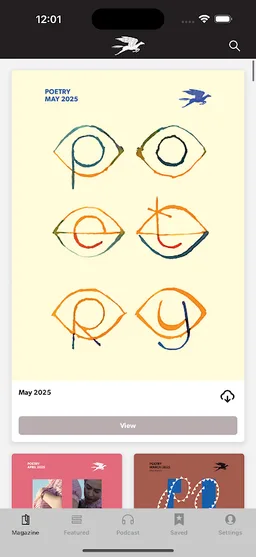 Poetry Magazine screenshot 1