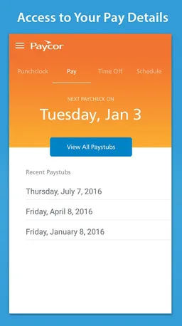 Paycor Mobile screenshot 2