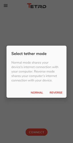 Tetrd: USB Universal Tethering screenshot 4
