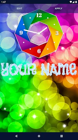 Rainbow Clock HD Wallpapers screenshot 5