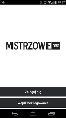 Mistrzowie.org screenshot 1