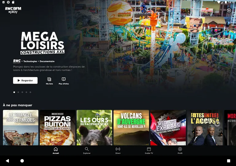 RMC BFM Play - Android TV screenshot 5