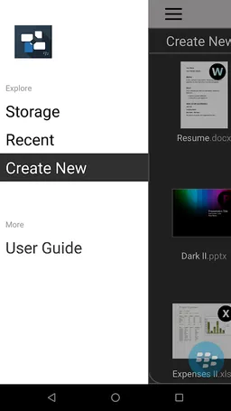 BlackBerry Edit screenshot 1