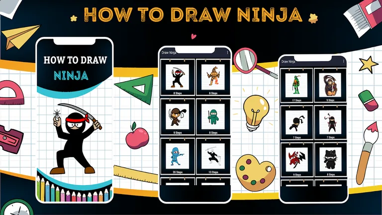 How to Draw Ninja Step by Step screenshot 3