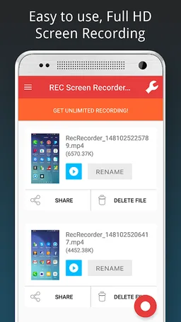 REC HD Screen Recorder screenshot 1