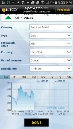 Gold Live! screenshot 4