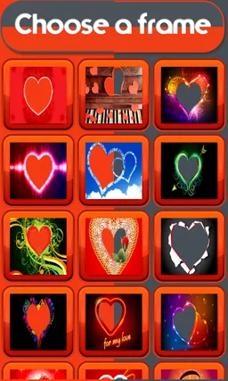 Hearts Selfie Photo Frames screenshot 2