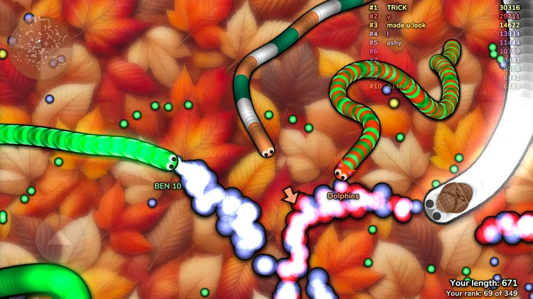 slither.io screenshot 2