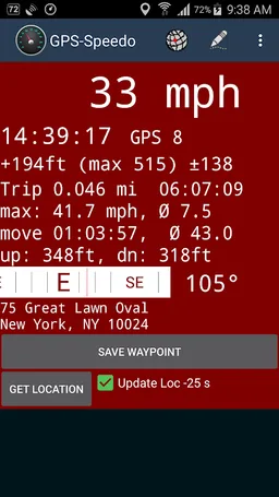 GPS-Speedo screenshot 3