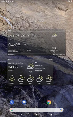 Weather & Clock Widget screenshot 1