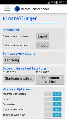 Verbrauchsrechner screenshot 8