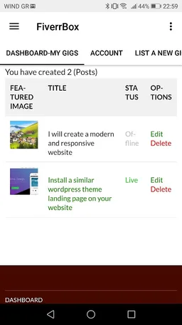 FiverrBox Promotion Directory screenshot 8