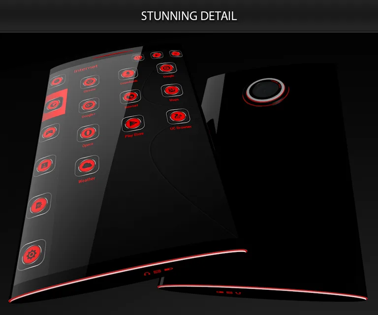 Soft Touch Red Theme screenshot 5
