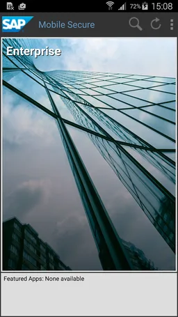 SAP Mobile Secure for Android screenshot 3