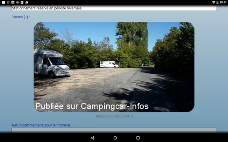 Aires Camping-car Infos screenshot 14