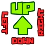 Right, left, up, down, reverse icon