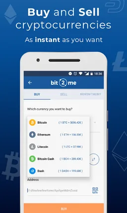 Bit2Me - Buy and Sell Cryptocurrencies screenshot 3