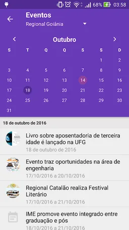 Minha UFG screenshot 5