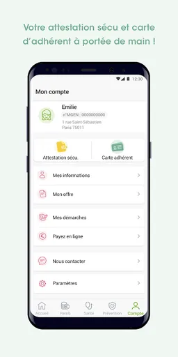 MGEN Mutuelle – Espace Personnel screenshot 13