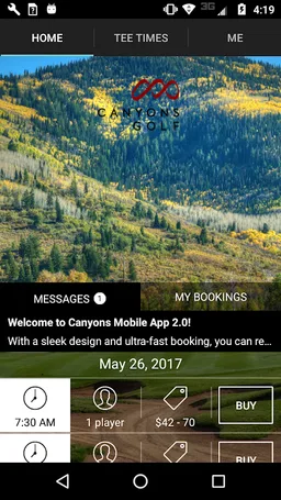Canyons Golf Tee Times screenshot 3