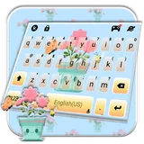 Cute Flower Pot Keyboard Theme icon