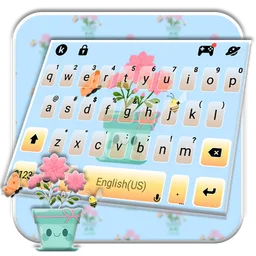Cute Flower Pot Keyboard Theme icon