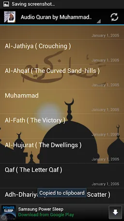 Audio Quran by Muhammad Ayyub screenshot 2