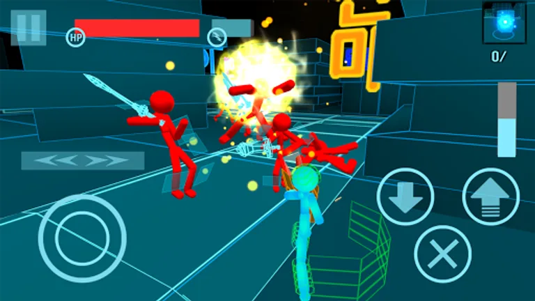 Stickman Neon Gun Warriors screenshot 1