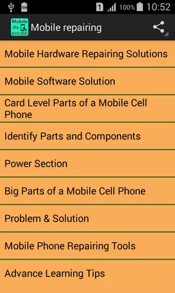 Learn Mobile repairing screenshot 1