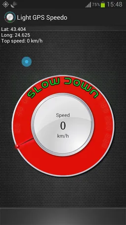 Light GPS Speedometer: kphmph screenshot 7