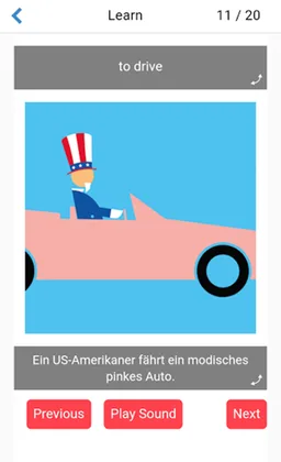 German Irregular Verbs Wizard screenshot 5