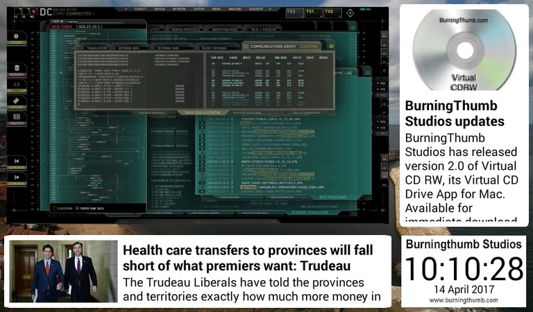 Video Kiosk Date & Time Widget screenshot 1