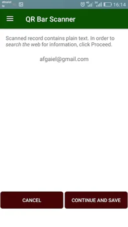 Barcode reader & QR code scanner Pro. Free screenshot 2