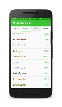 MIUI Custom Font Installer screenshot 3