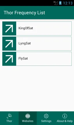 Thor Frequency List screenshot 12