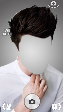 Boy Hairstyle Camera Montage screenshot 1