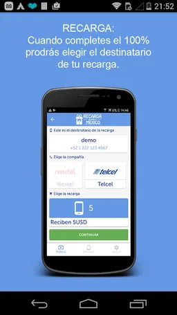 Regala recargas a México screenshot 4
