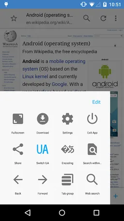 Sleipnir Mobile - Web Browser screenshot 4
