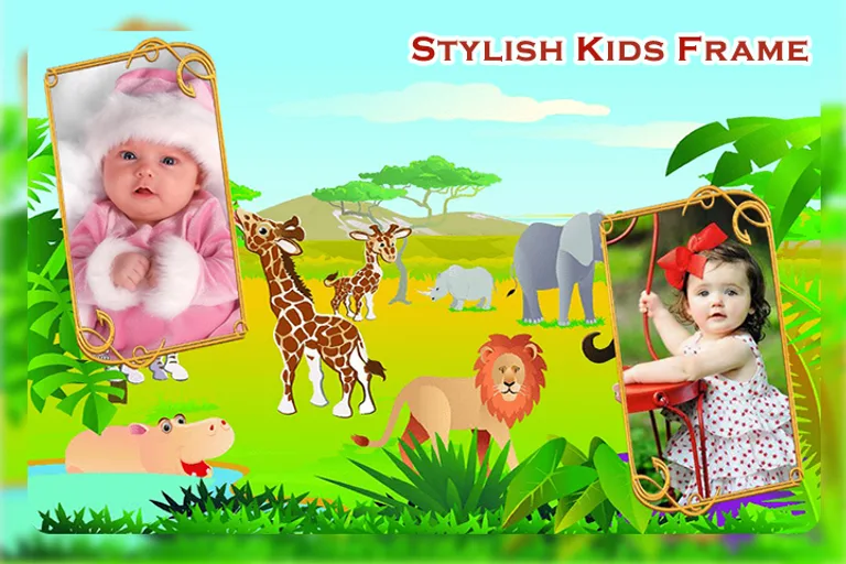 Kids Dual Photo Frames screenshot 1