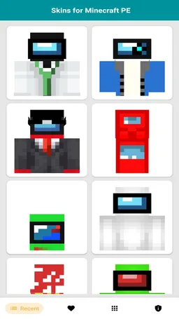 Among Us skins for Minecraft PE screenshot 1