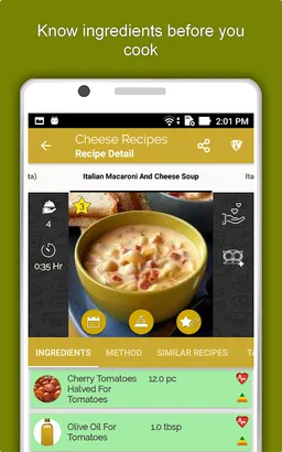 Healthy Cheese Recipes Offline screenshot 12