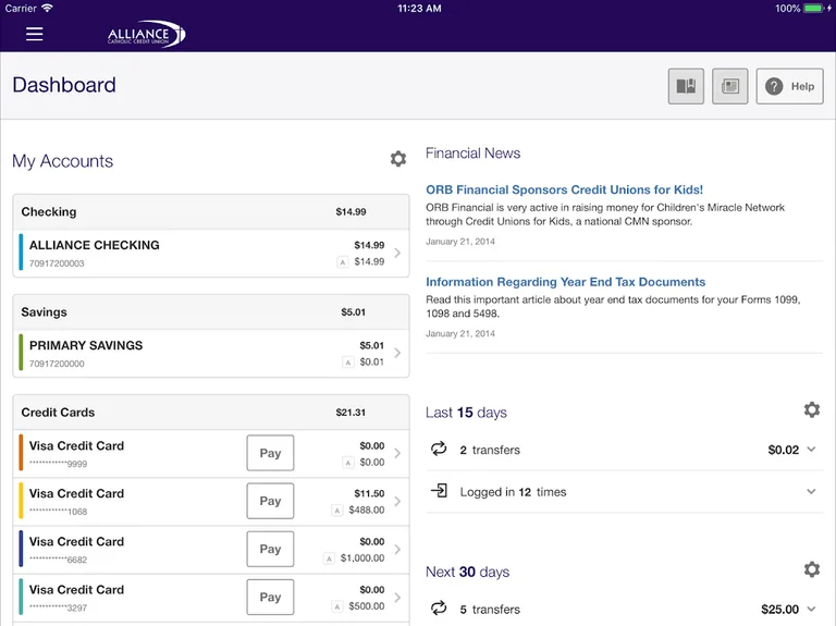 Alliance Catholic Credit Union screenshot 6