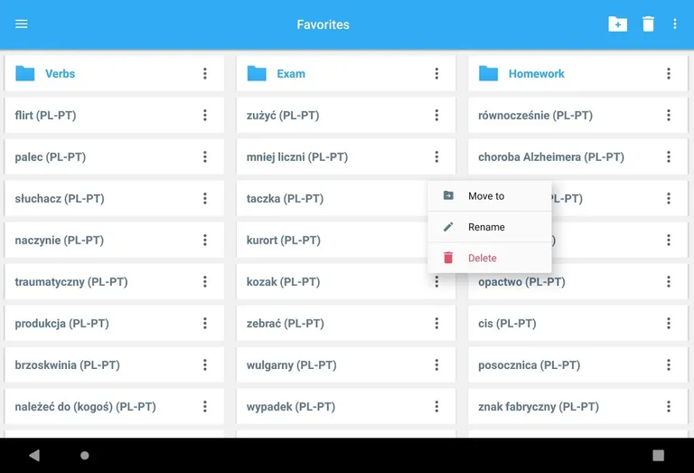 Collins Polish<>Portuguese Dictionary screenshot 14