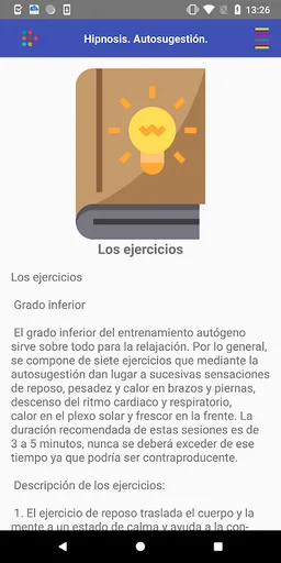 Hipnosis. Autosugestión screenshot 1