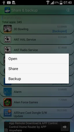 Share & Backup screenshot 2